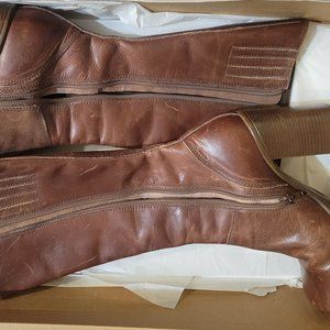 Steve Madden brown leather boots